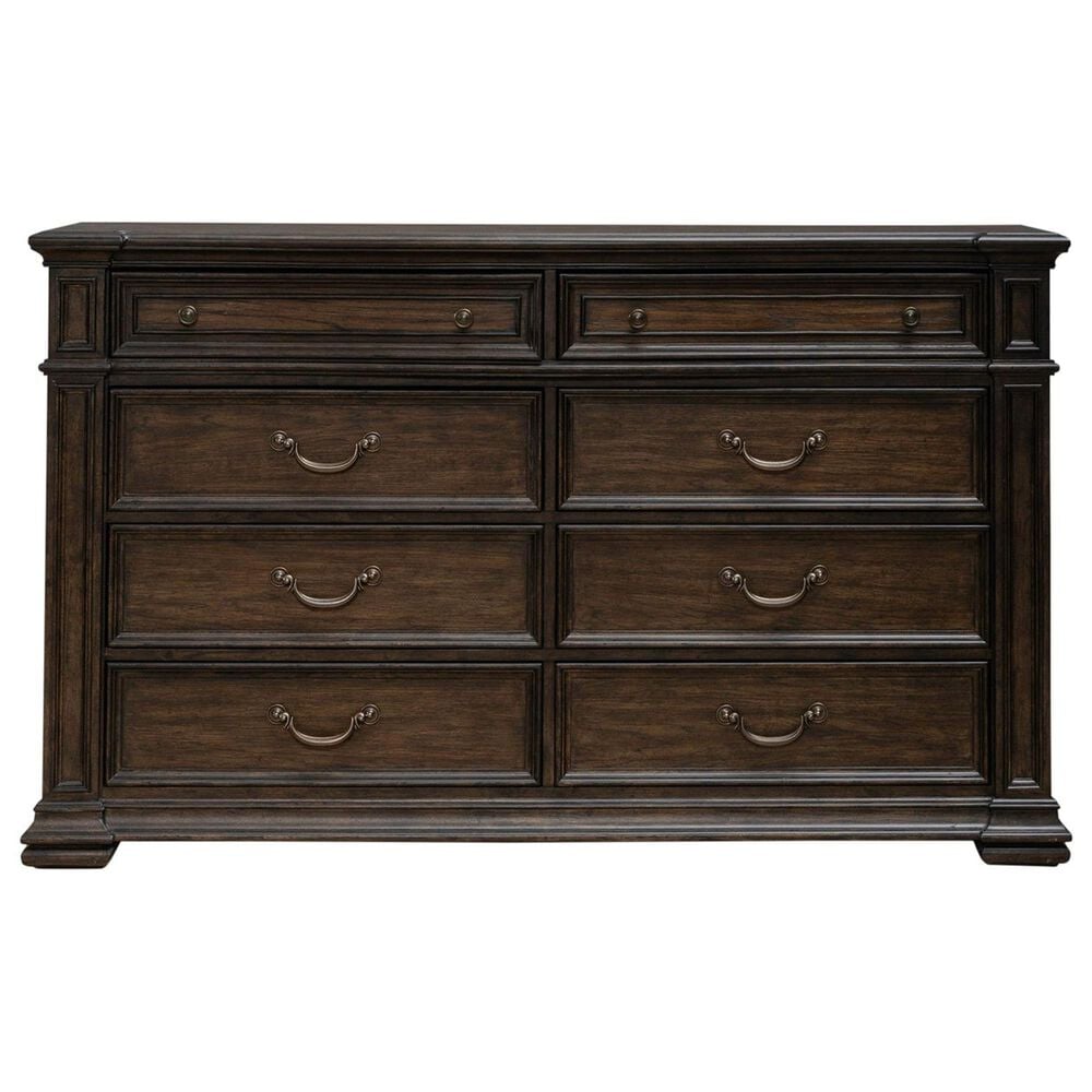 Belle Furnishings Provence Park 8-Drawer Dresser Only in Chateau Brown, , large