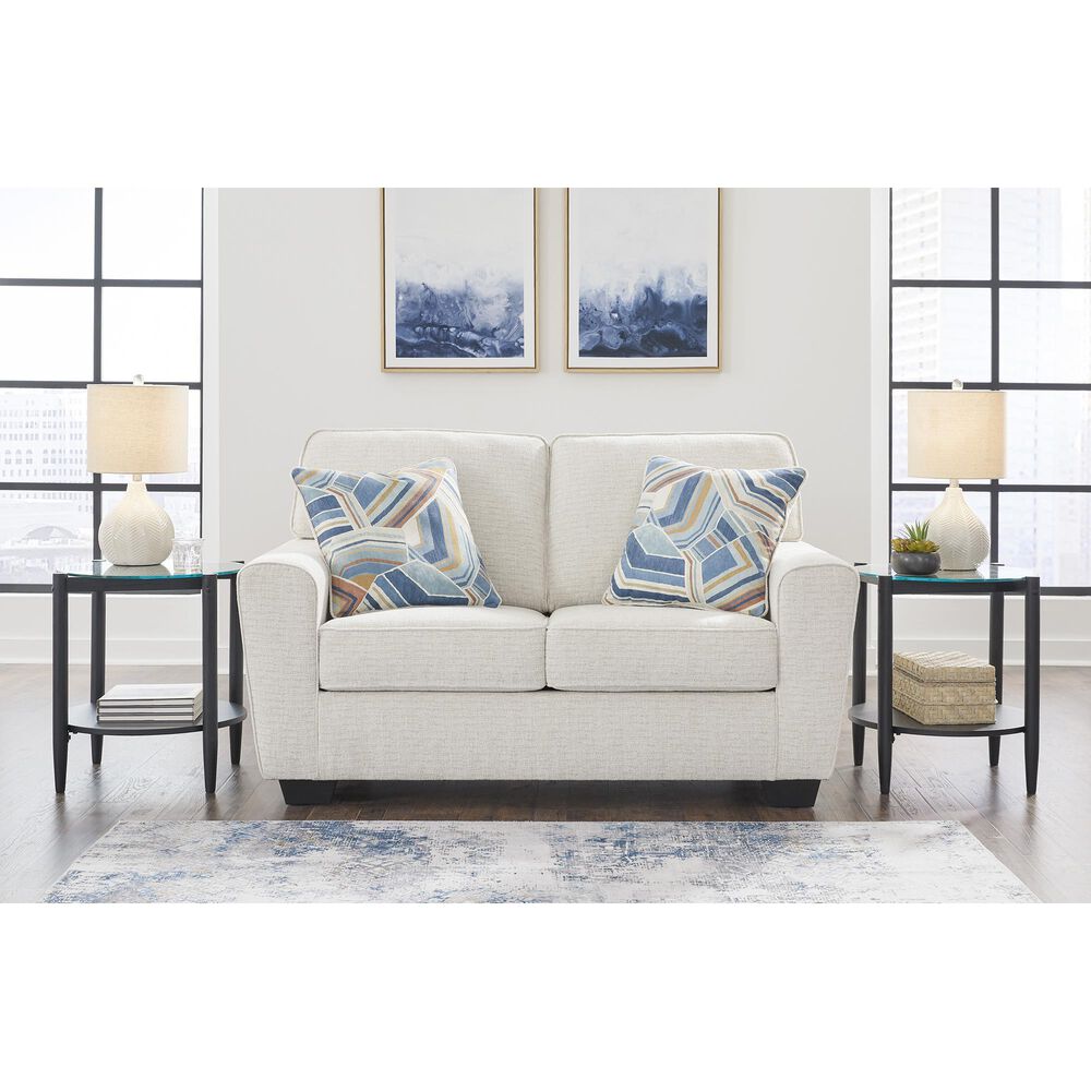 Ashley Cashton Stationary Loveseat in Snow, , large