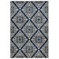 Central Oriental Trisha Yearwood Renew Centerville 7"10" x 9"10" Snow and Sapphire Area Rug, , large