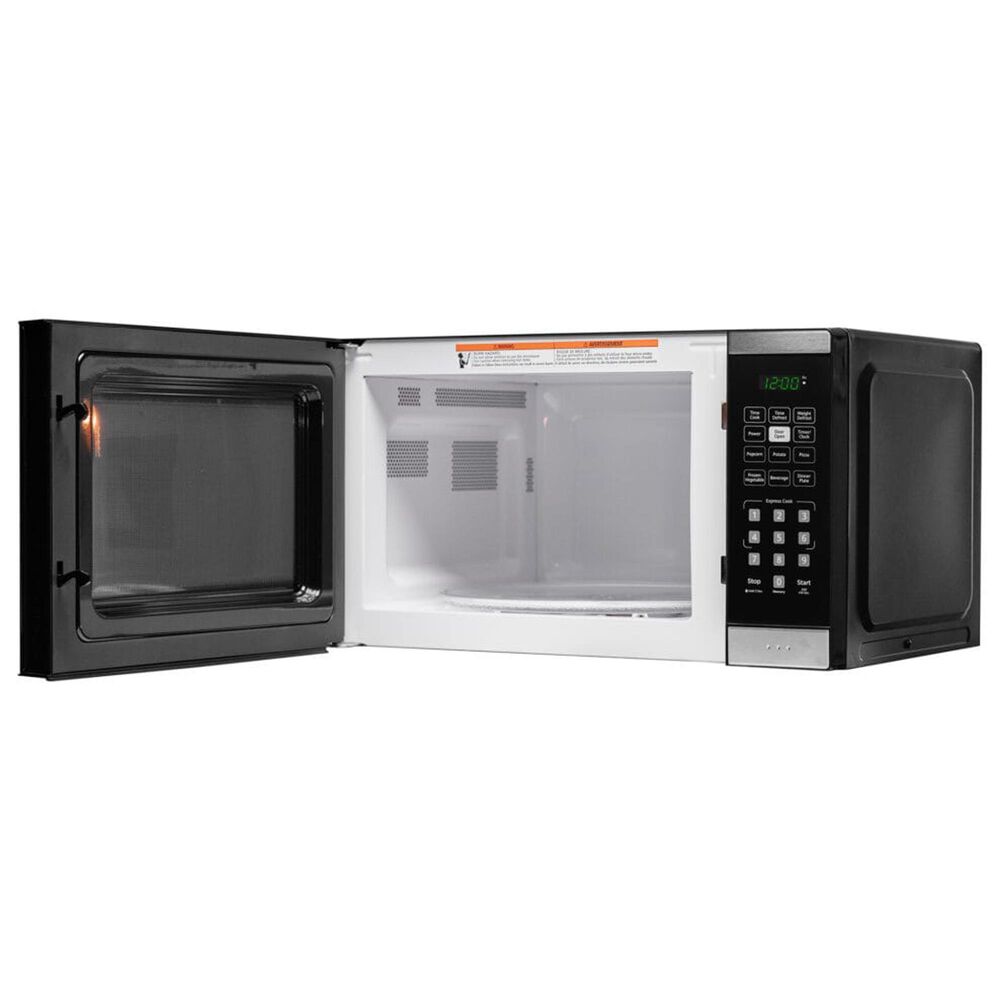 Danby 0.9 Cu. Ft. Countertop Microwave Oven in Black and Stainless Steel, , large