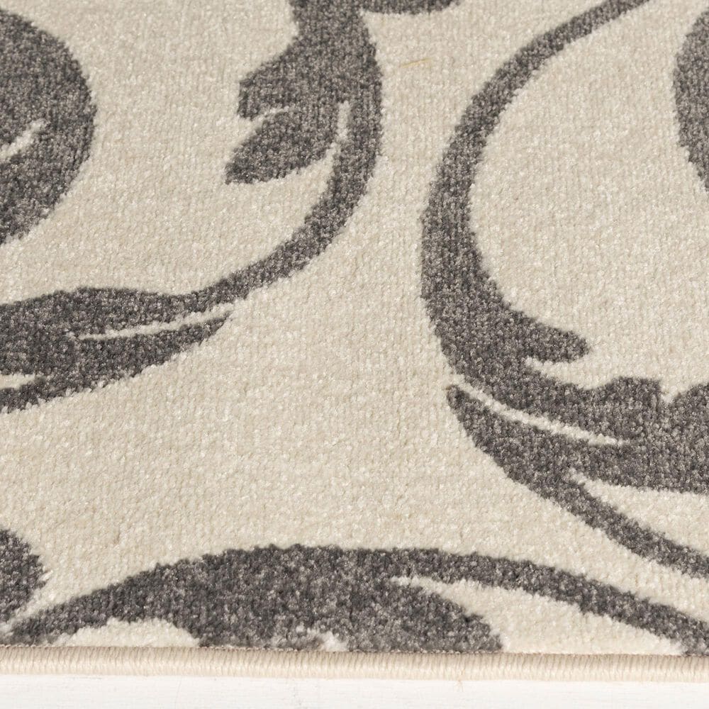 Central Oriental Terrace Tropic Macala 7&#39;10&quot; x 9&#39;10&quot; Snow and Stone Area Rug, , large