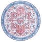 Safavieh Serapi  6"7" Round Rust and Blue Area Rug, , large