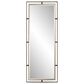 Uttermost Carrizo Rectangular Tall Mirror in Rustic Bronze and Light Antique Gold Leaf, , large