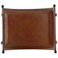 Martin Svensson Home Silla Bench with Cinnamon Brown Cushion in Black, , large