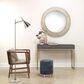 Splendor Living Kain Console Table in Grey and Brushed Champagne, , large