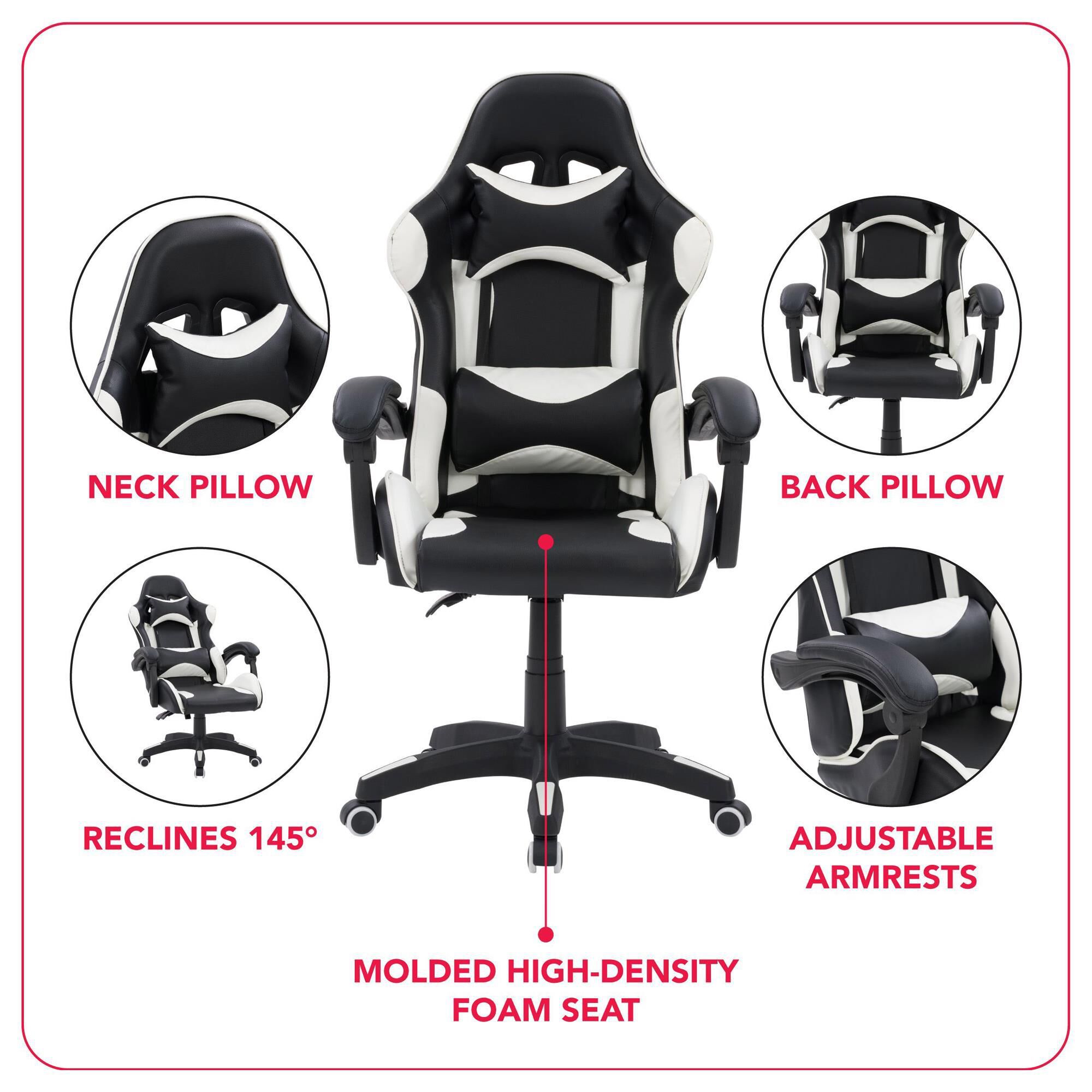 Corliving high back discount ergonomic gaming chair
