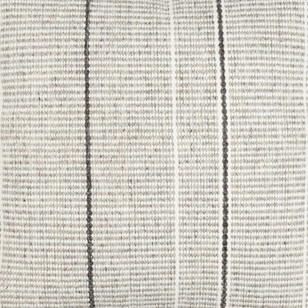 Surya Borderline 20" Square Throw Pillow in Black, Cream and Taupe, , large
