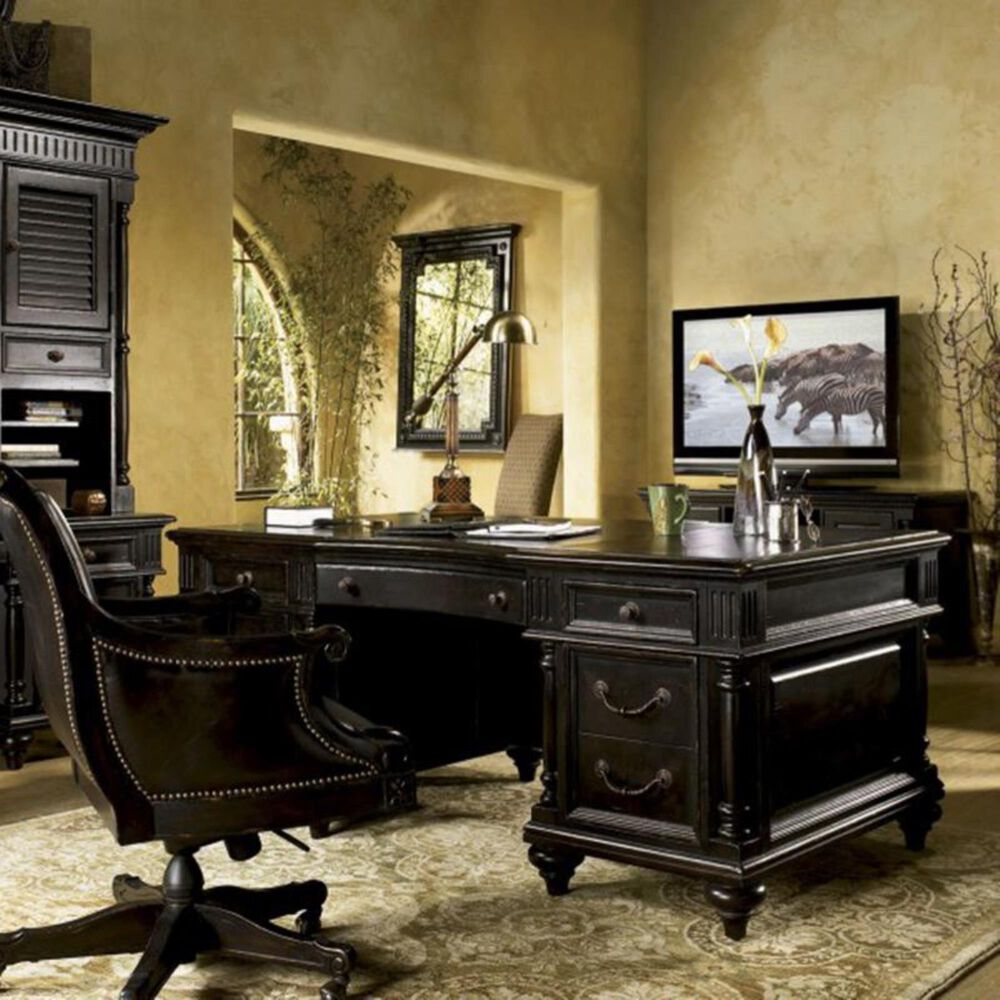 Tommy Bahama Home Kingstown Admiralty Executive Desk in Tamarind, , large