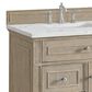 James Martin Vanities Lorelai 36" Single Vanity in Whitewashed Oak with 3 cm Ethereal Noctis Quartz Top, , large