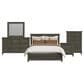 Mayberry Hill Canterbury 5-Piece King Storage Bedroom Set in Grey, , large