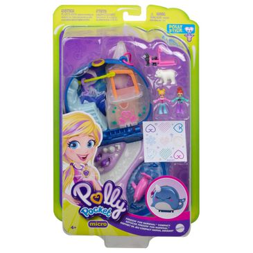 Polly Pocket Polly Pocket Freezin" Fun Narwhal Compact, , large