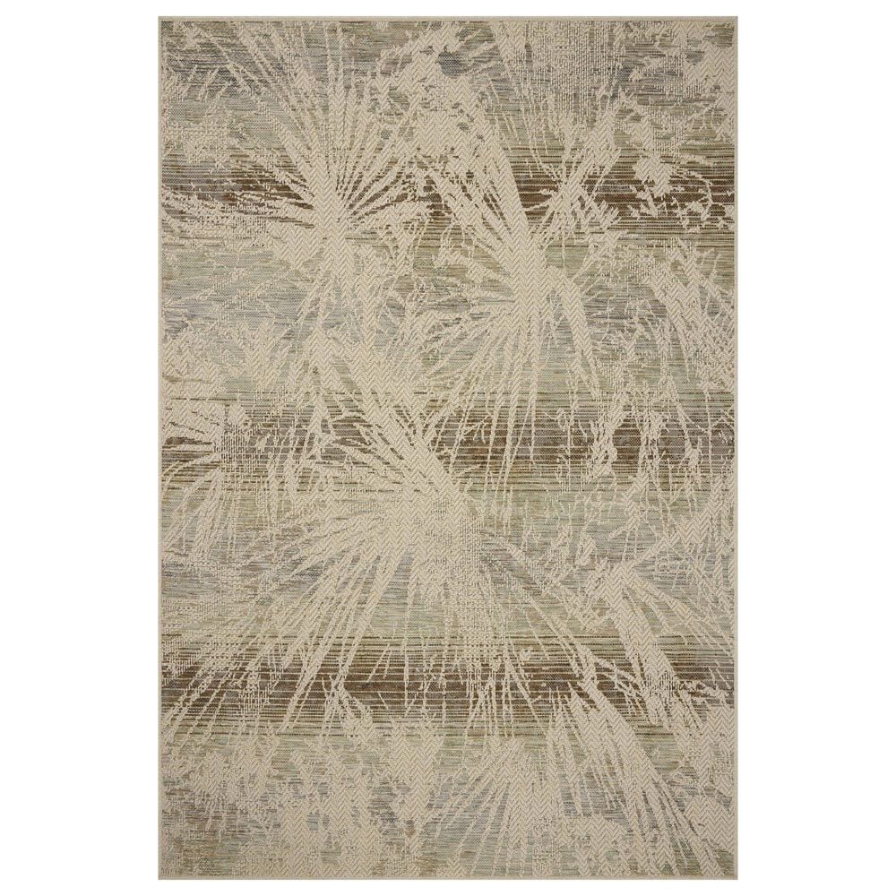 Loloi Saylor Ivory and Stone 2"3" x 3"9" Indoor/Outdoor Area Rug, , large