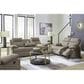 Ashley Side-Swipe Manual Reclining Loveseat in Mocha, , large