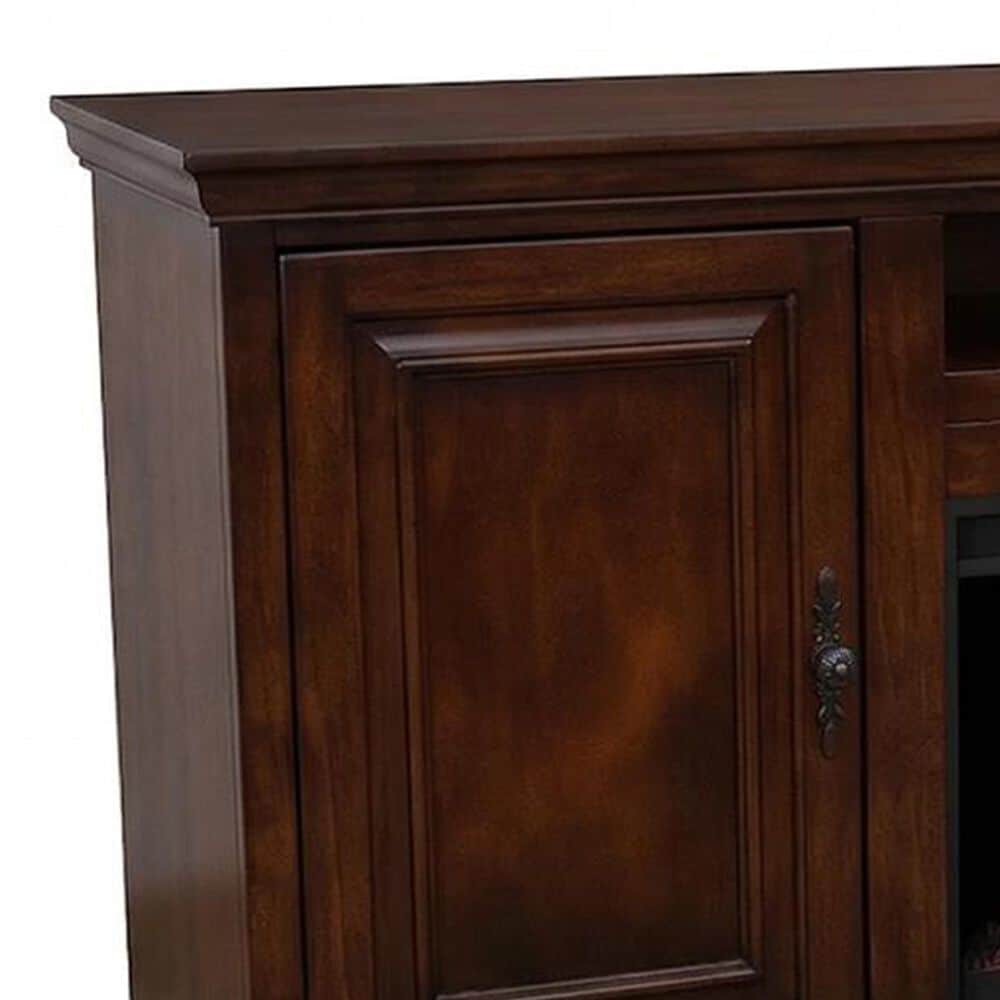 Legends Home Kensington 86" Fireplace Console with Fireplace Insert in Rosewood, , large