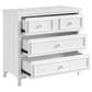 Oxford Baby Bennett 3-Drawer Dresser with Changing Topper in Rustic White, , large