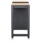 HOMLUX 75" Kitchen Island with Extendable Dining Table in Grey, , large