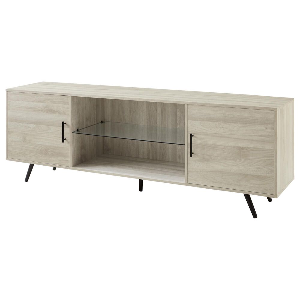 Walker Edison Nora 70&quot; TV Stand in Birch, , large