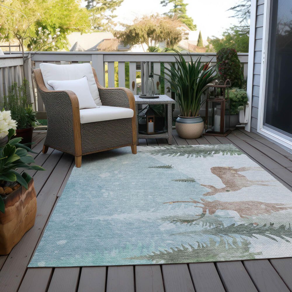 Dalyn Rug Company Wonderland WN29 5&#39; x 7&#39;6&quot; Sky Indoor/Outdoor Area Rug, , large