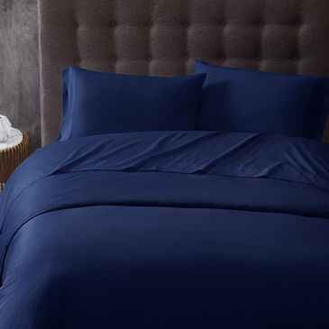 Pem America Truly Calm Antimicrobial 4-Piece Queen Sheet Set in Navy, , large