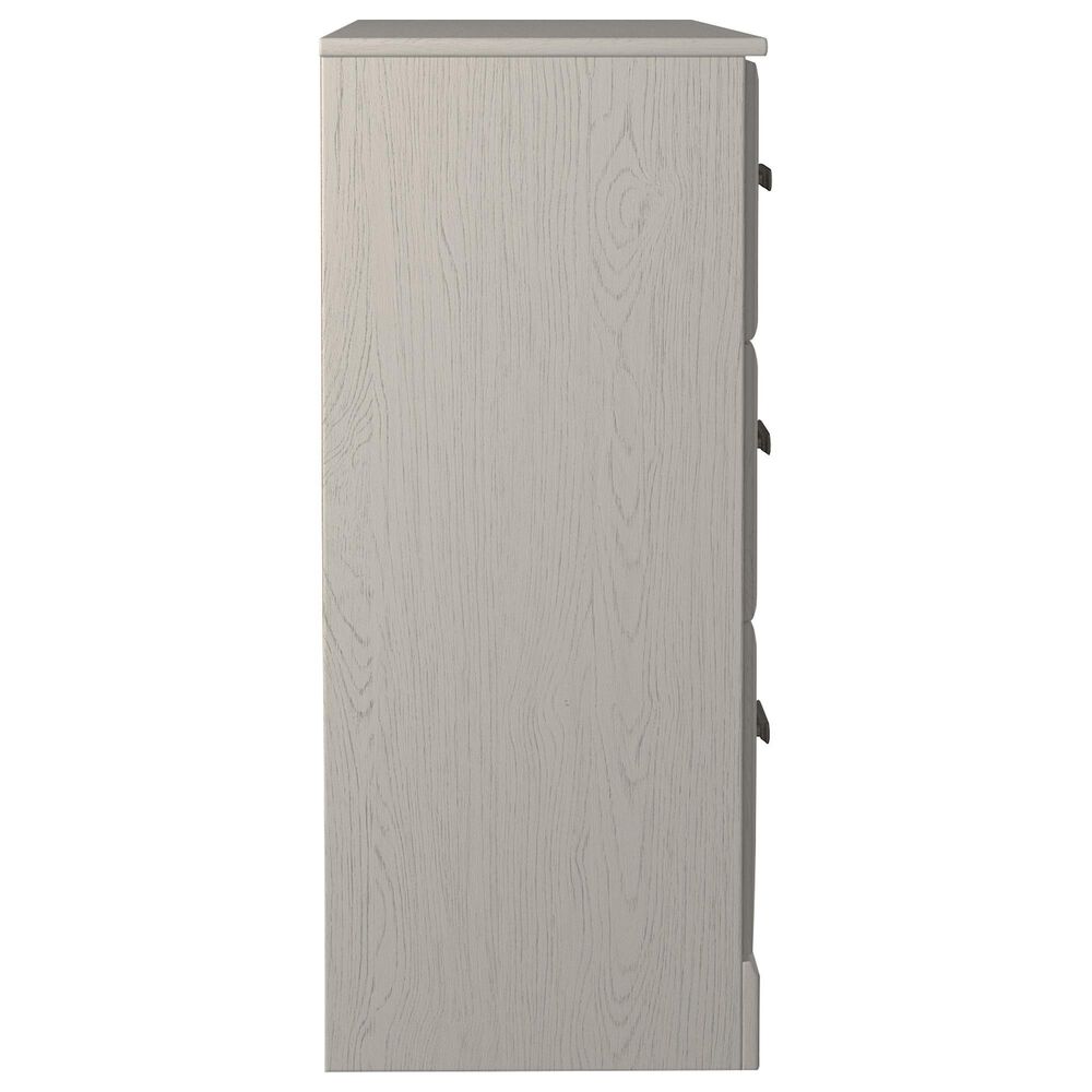 Ashley Stelsie 6 Drawer Dresser and Mirror in White, , large