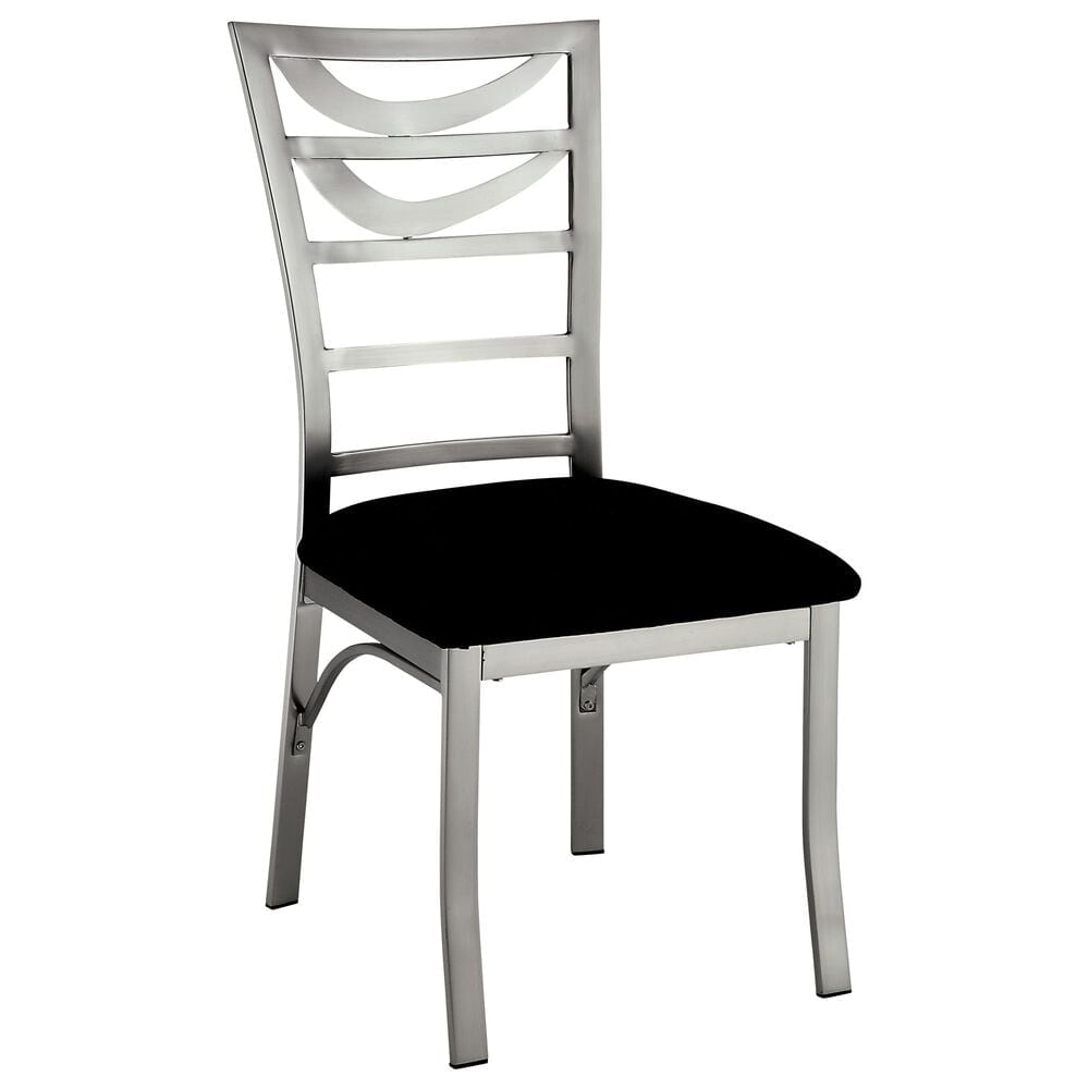 Furniture of America Russell 7-Piece Dining Set in Black, , large