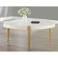 Crystal City Cocktail Table in White/Gold, , large