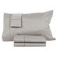 HN International 4-Piece King Sateen Sheet Set in Gray, , large