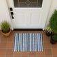 Dalyn Rug Company Soft Essentials Striped Navy 1"8" x 2"6" Indoor/Outdoor Area Rug, , large