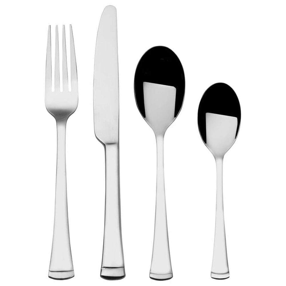 Lifetime Brands Conley 34-Piece Flatware Set in Stainless Steel, , large