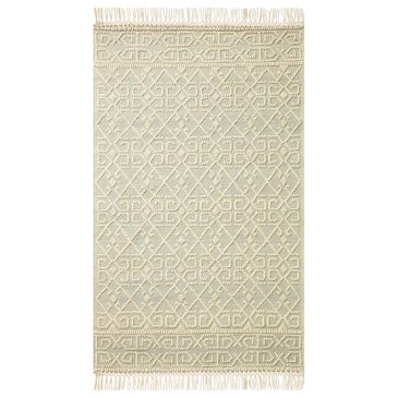 Loloi II Noelle 2"6" x 7"6" Ivory and Blue Runner, , large