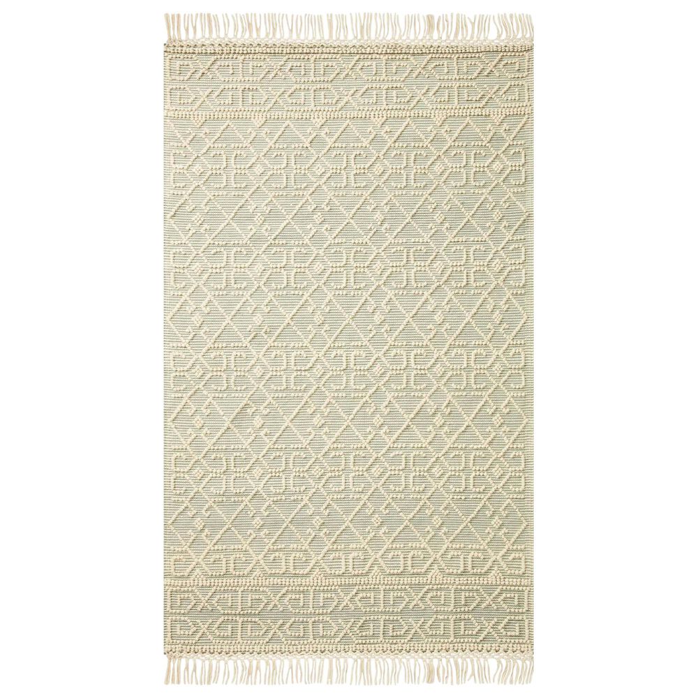 Loloi II Noelle 2"6" x 7"6" Ivory and Blue Runner, , large