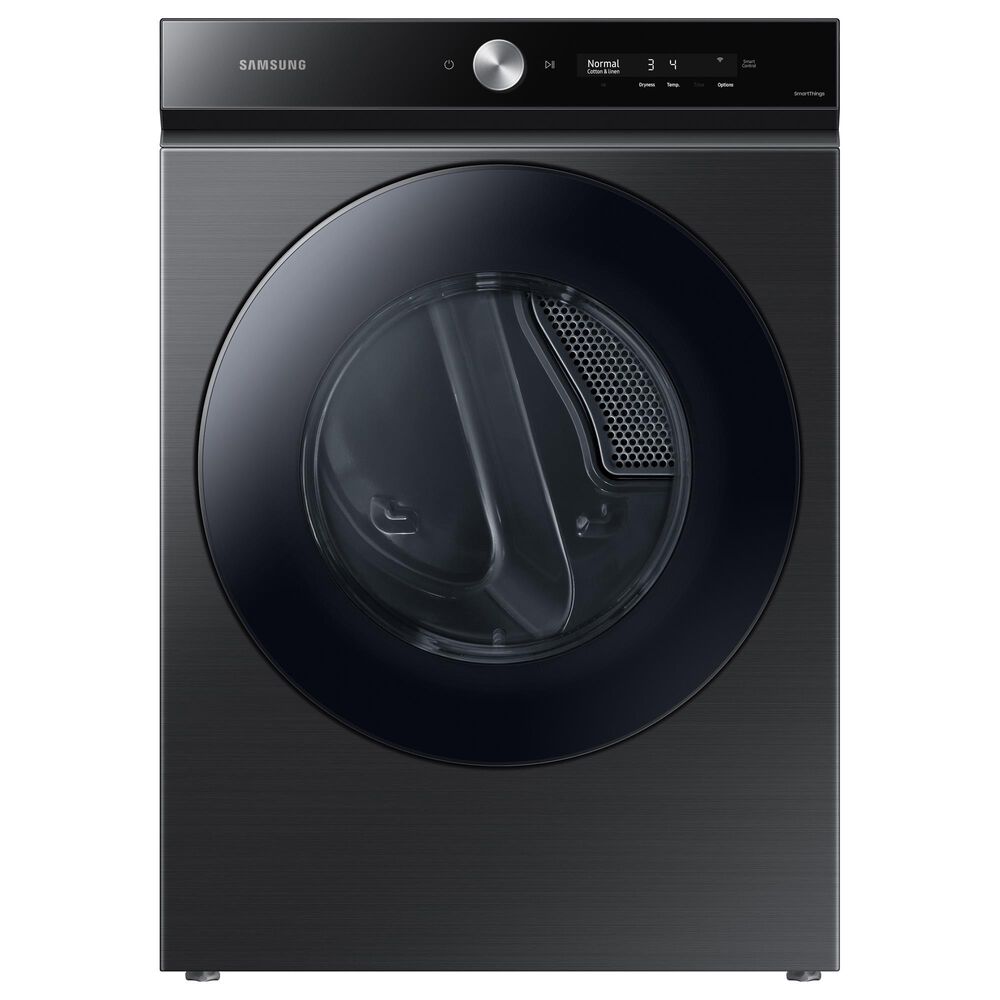 Samsung Bespoke 7.6 Cu. Ft. Front Load Electric Dryer with AI Optimal Dry and Super Speed Dry in Brushed Black, , large