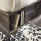 Ashley Drystan 5-Piece Full Storage Bedroom Set in Brown Rustic, Burnt Orange and Teal, , large