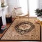 Safavieh Lyndhurst 5"3" x 7"6" Black and Beige Area Rug, , large