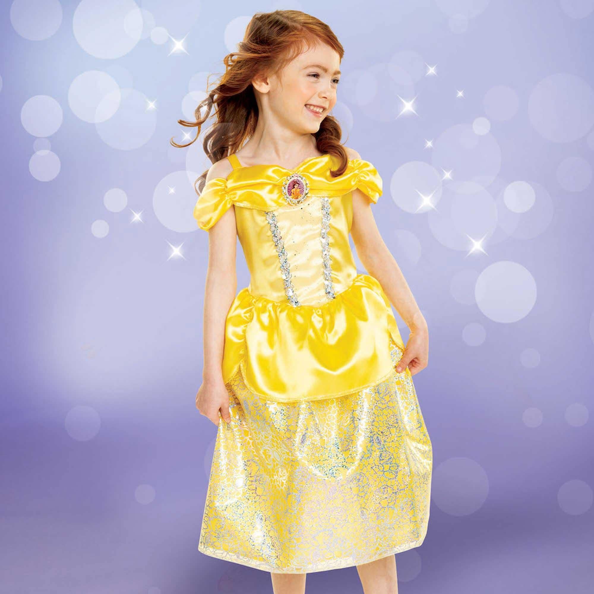 Little girl princess belle dress new arrivals