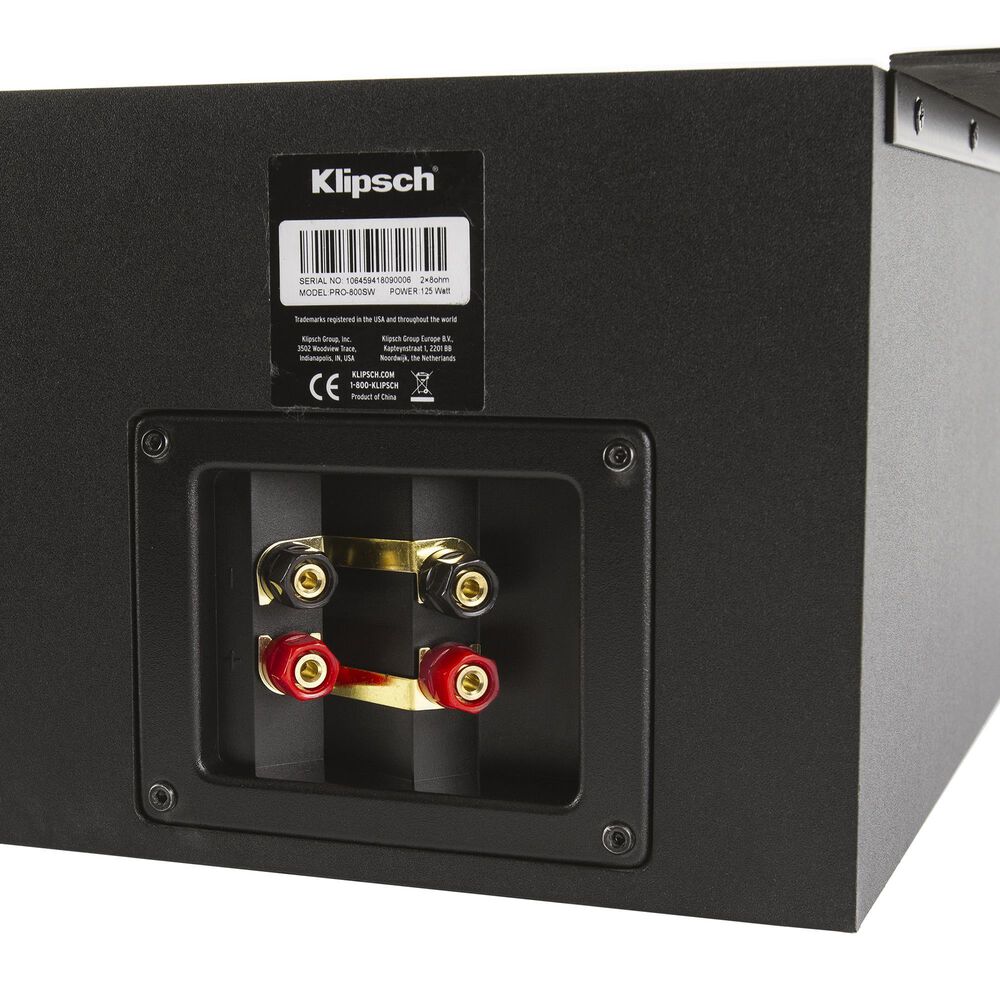 Klipsch 8&quot; Cerametallic Dual Voice Coil Woofer and MDF Enclosure in Black, , large