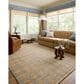 Chris Loves Julia x Loloi Judy 9"3" x 13" Natural and Sky Area Rug, , large