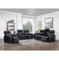 Titanic Furniture All Star Power Recliner with Power Headrest in Black, , large