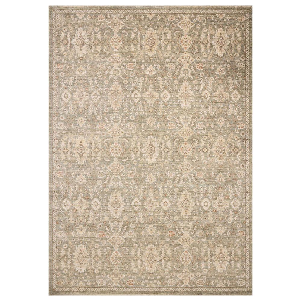 Chris Loves Julia x Loloi Palma Lagoon and Natural 6"3" x 9"6" Area Rug, , large