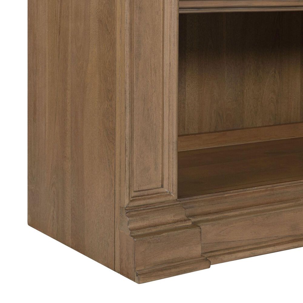 Belle Furnishings Reynolda 4-Shelf Bunching Bookcase in Brown, , large