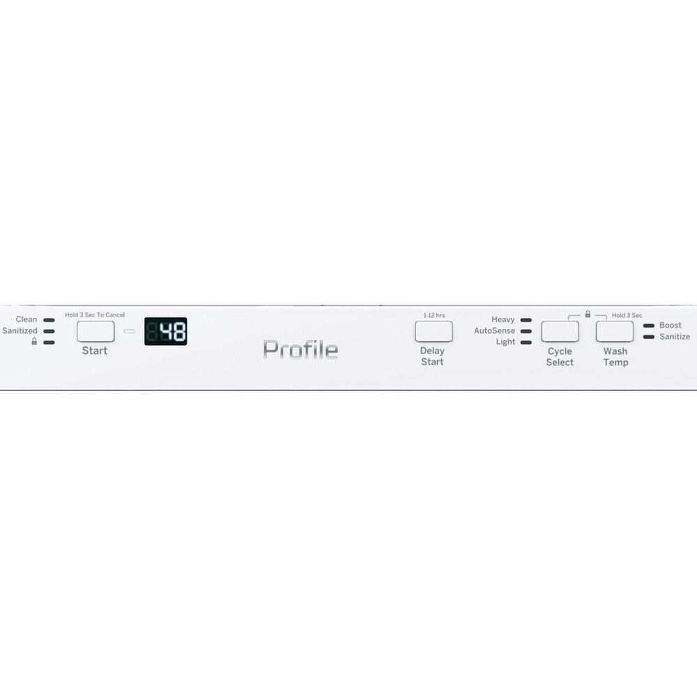 GE Profile 18&quot; Built-In Dishwasher Energy Star in White, , large
