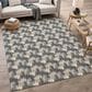 Dalyn Rug Company Soft Essentials Chevron Graphite 8" x 10" Area Rug, , large