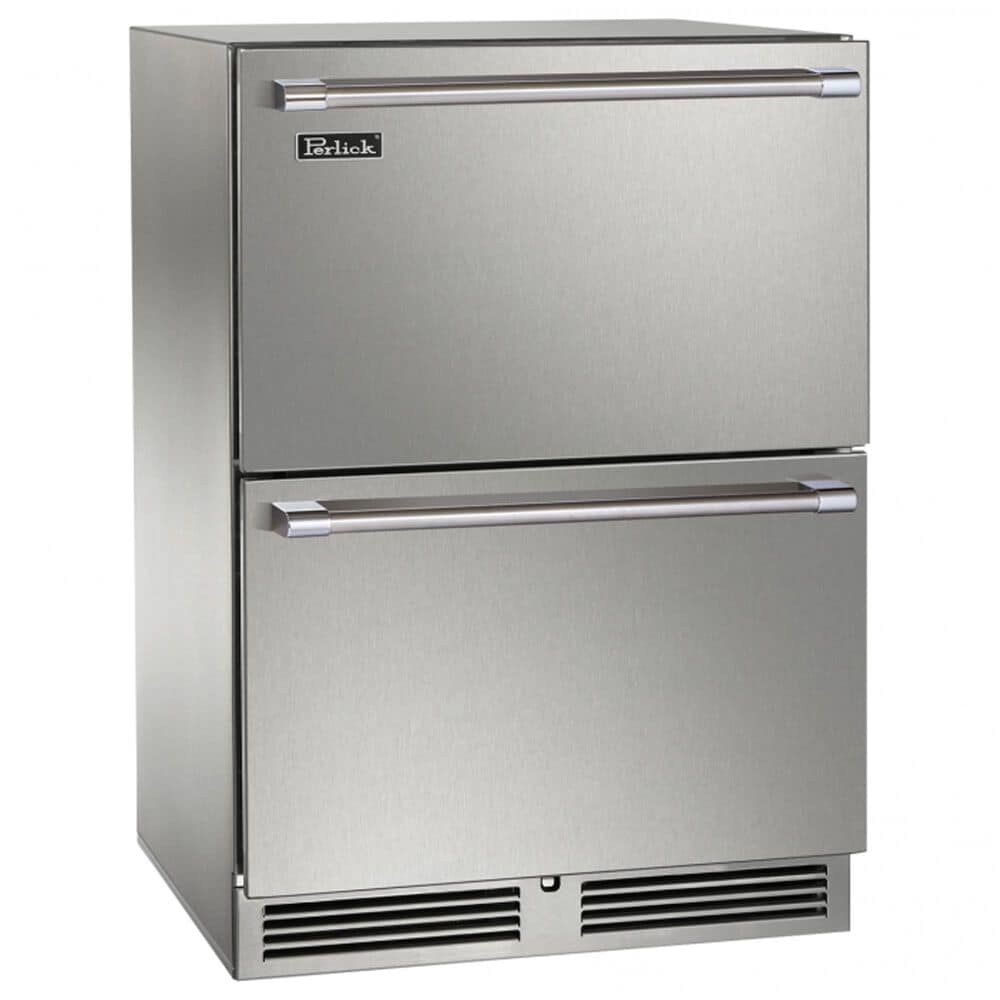 Perlick Signature Marine 5.2 Cu. Ft. Refrigerator Drawers in Stainless Steel and Panel Ready, , large
