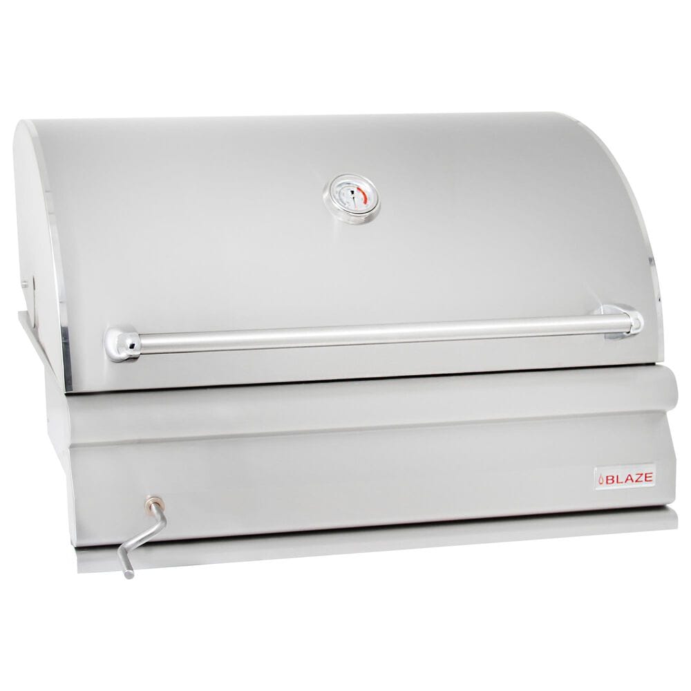 Blaze 32&quot; Professional Charcoal Grill in Stainless Steel, , large