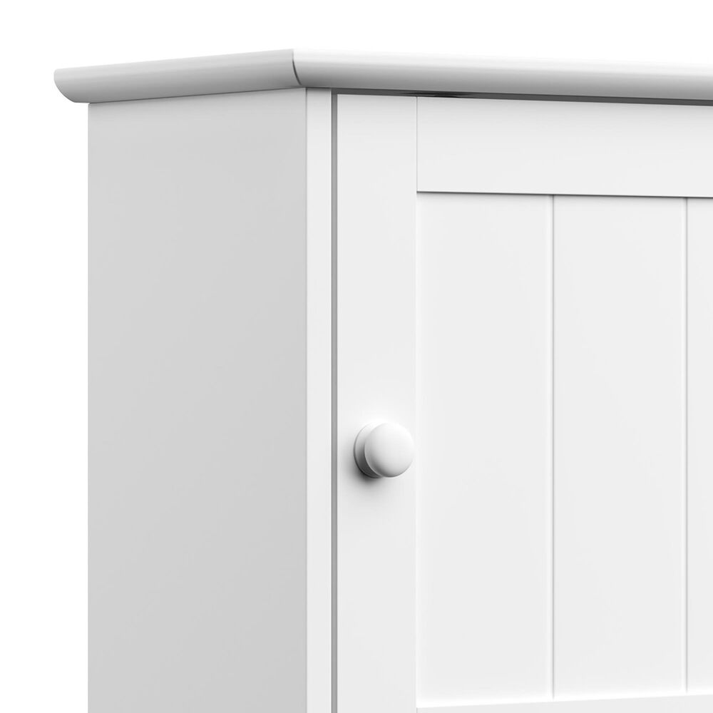 Timberlake Wall Mount Storage Cabinet in White, , large