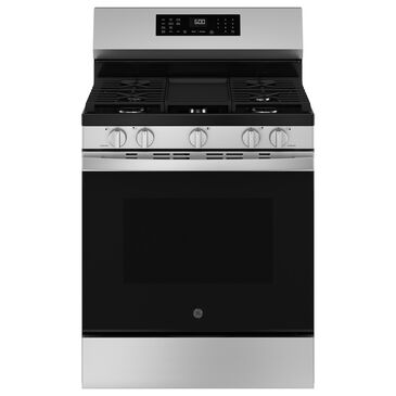 GE Appliances 30" Free-Standing Gas Convection Range with No Preheat Air Fry in Stainless Steel, , large