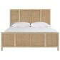 Universal Furniture Oasis King Panel Bed with Two Nightstands in Dockside and Natural, , large