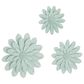 Maple and Jade 24" x 24" Flower Wall Decor in Green (Set of 3), , large
