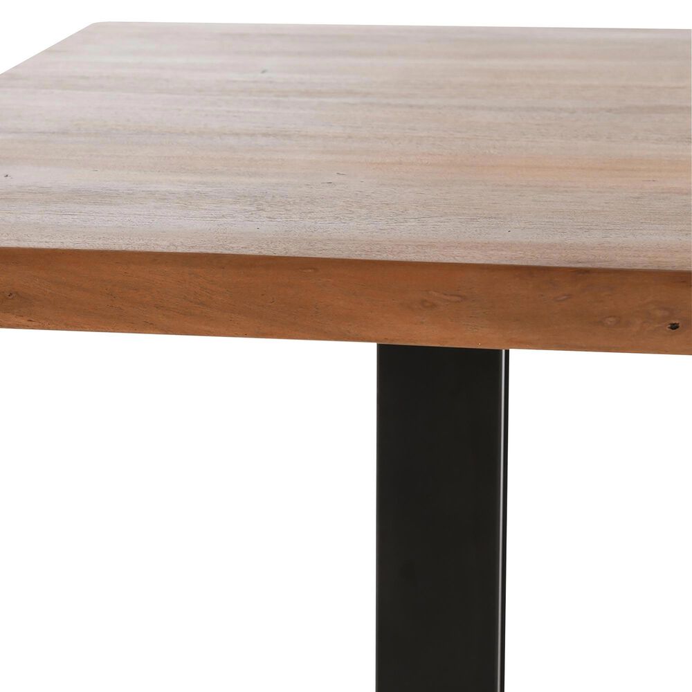 Classic Home Bellamy 78&quot; Dining Table in Brown and Black - Table Only, , large