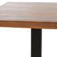 Classic Home Bellamy 78" Dining Table in Brown and Black - Table Only, , large